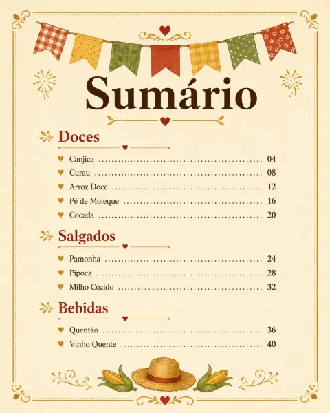 Receita junina 2